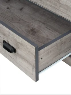 Very Home Jackson Mid Sleeper Bed With Mattress Options (Buy And SAVE!) - Weathered Grey -Rust-Oleum || d-c-fix || Harris Sales QVYM3 SQ4 0000000005 GREY SLd