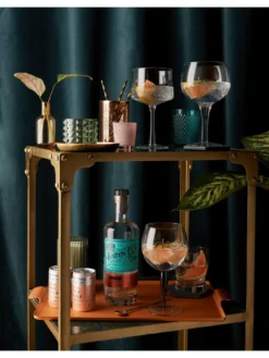 Denby Jet Set Of 2 Gin Glasses -Rust-Oleum || d-c-fix || Harris Sales QVYRH SQ4 0000000005 GREY SLd2