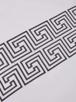 Very Home Greek Key 300 Thread Count Duvet Cover Set - White/Black -Rust-Oleum || d-c-fix || Harris Sales QXMAK SQ4 0000000269 WHITE BLACK SLd1