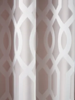 Florence Geometric Eyelet Curtains -Rust-Oleum || d-c-fix || Harris Sales QYVQP SQ5 0000000003 NATURAL SLd2