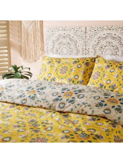 Furn Folk Flora Duvet Cover Set - Ochre 8 Furn Folk Flora Duvet Cover Set - Ochre -Rust-Oleum || d-c-fix || Harris Sales RG9AW SQ4 0000001323 OCHRE SLd1