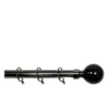 Very Home Painted Ball Finial 25-28mm Extendable Curtain Pole 90-160cm