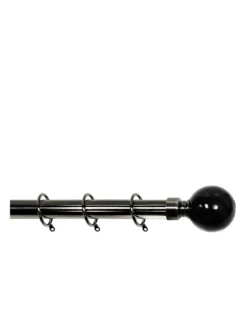 Very Home Painted Ball Finial 25-28mm Extendable Curtain Pole 90-160cm