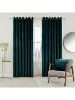 Helena Springfield Escala Lined Curtains -Rust-Oleum || d-c-fix || Harris Sales RJNUY SQ5 0000000082 TEAL RSr