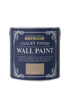 Rust-Oleum Chalky Finish Wall Paint In Salted Caramel – 2.5-litre Tin
