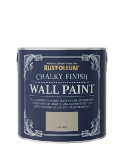 Rust-Oleum Chalky Finish Wall Paint In Half Light – 2.5-litre Tin