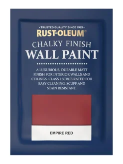 Rust-Oleum Chalky Wall Paint Empire Red 2.5l -Rust-Oleum || d-c-fix || Harris Sales RM7AV SQ5 0000015712 EMPIRE RED SLd2
