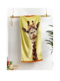 Catherine Lansfield Giraffe Beach Towel