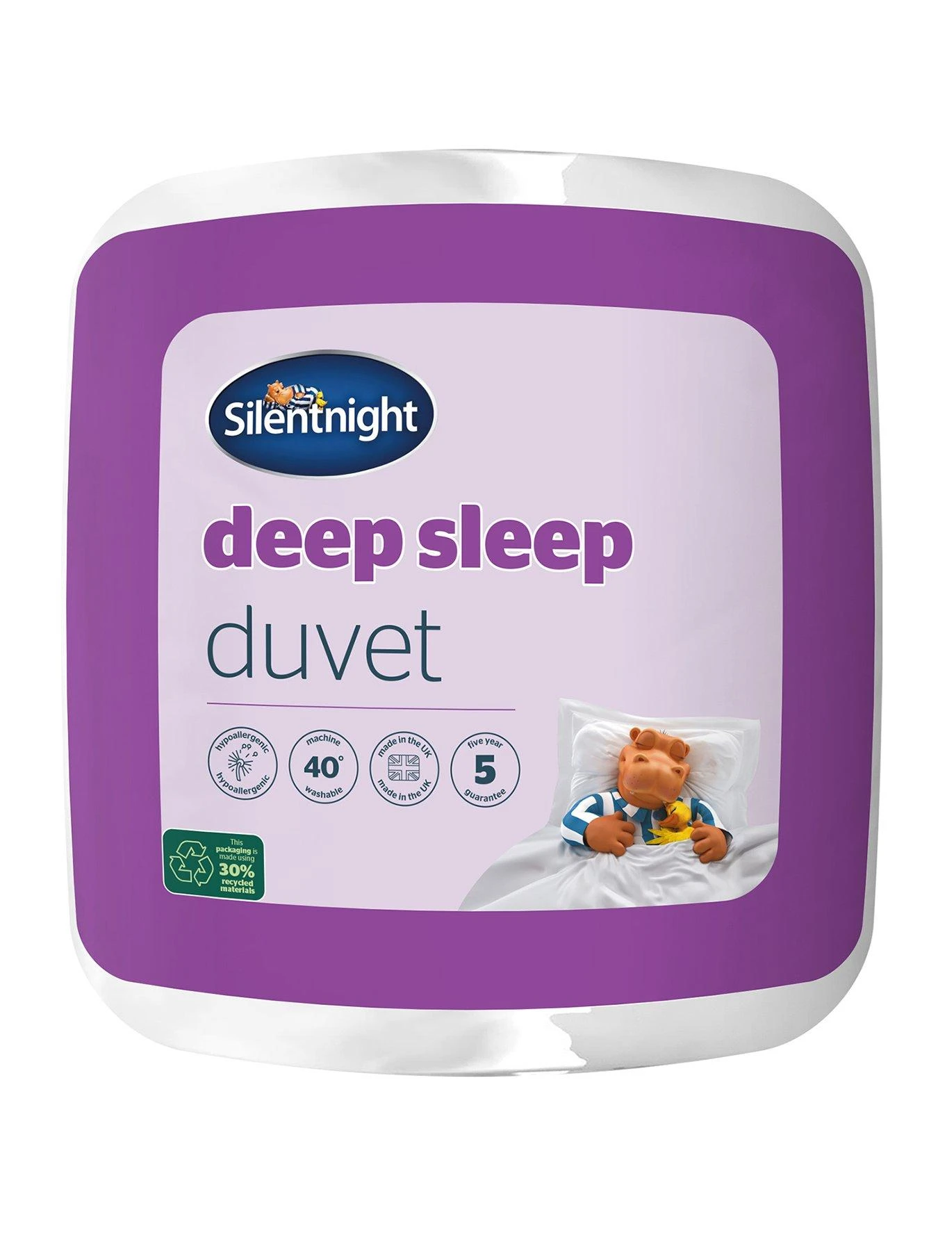 Silentnight Deep Sleep 7.5 Tog Duvet - White 1 Silentnight Deep Sleep 7.5 Tog Duvet - White
