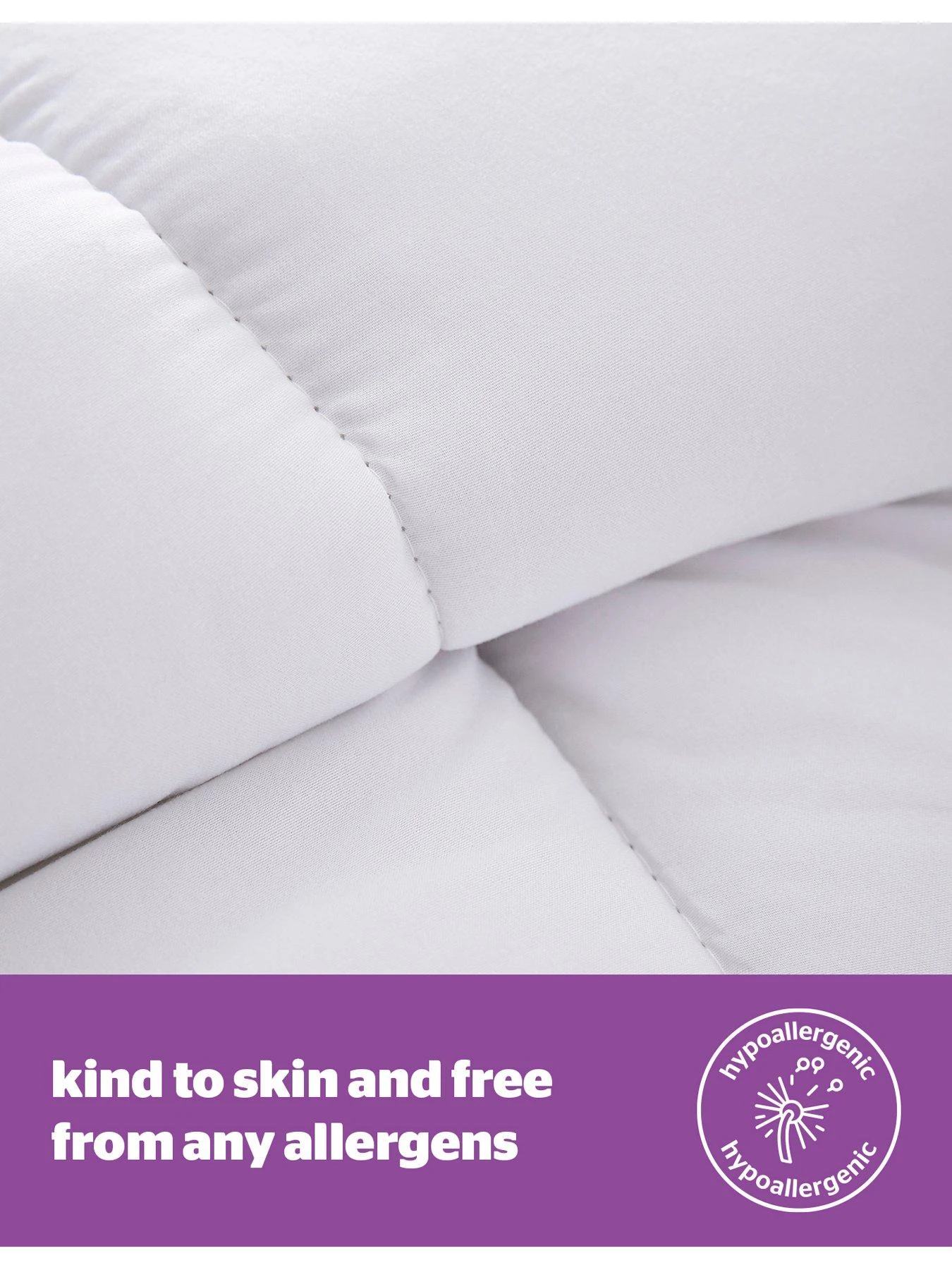 Silentnight Deep Sleep 7.5 Tog Duvet - White 4 Silentnight Deep Sleep 7.5 Tog Duvet - White - Image 4