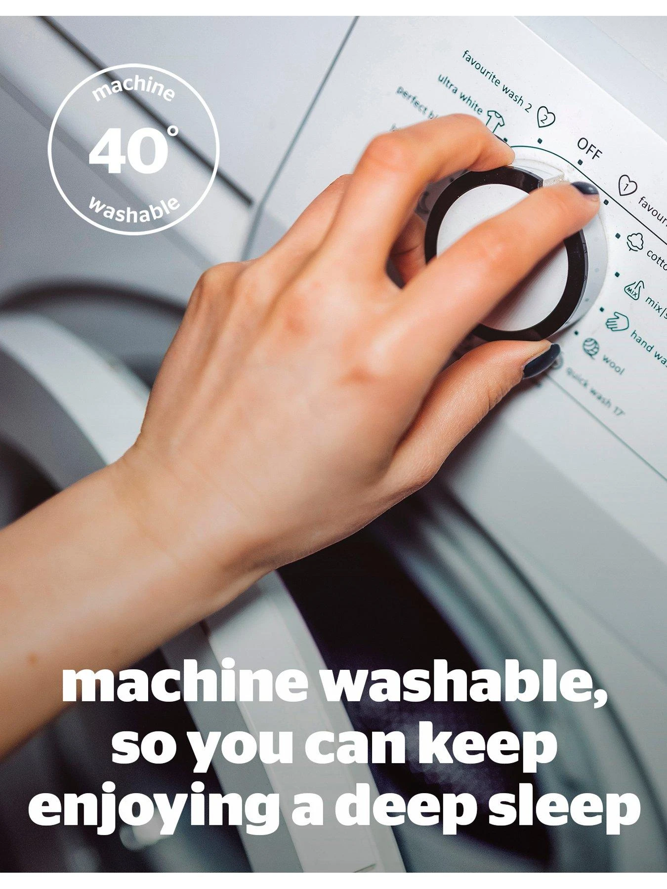 Silentnight Deep Sleep 7.5 Tog Duvet - White 5 Silentnight Deep Sleep 7.5 Tog Duvet - White - Image 5