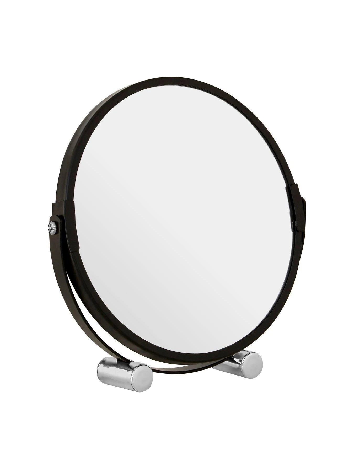 Premier Housewares Black Metal Magnifying Shaving Mirror 2 Premier Housewares Black Metal Magnifying Shaving Mirror - Image 2
