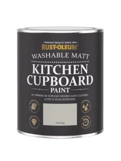 Rust-Oleum Washable Matt Finish Kitchen Cupboard Paint – Tyne Fog