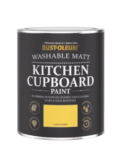 Rust-Oleum Kitchen Cupboard Paint In Lemon Sorbet – 750 Ml Tin