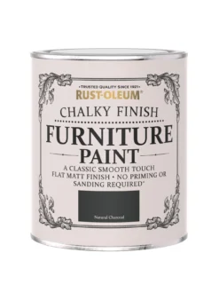 Rust-Oleum Chalky Furniture Paint Natural Charcoal 750ml
