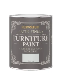 Rust-Oleum Satin Furniture Paint Library Grey 750ml
