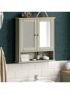 Bath Vida Priano 2 Door Mirrored Wall Cabinet With Shelf