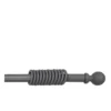Very Home Galloway Ball Finial 28mm Curtain Pole In Grey