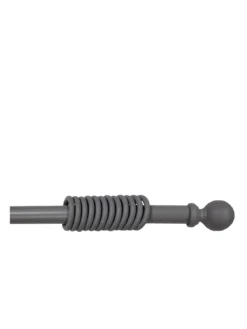 Very Home Galloway Ball Finial 28mm Curtain Pole In Grey
