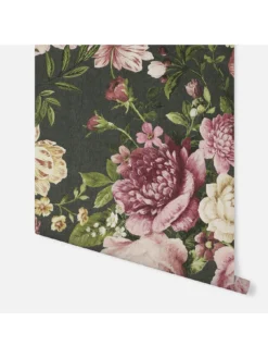 ARTHOUSE Tapestry Floral Charcoal/pink Wallpaper -Rust-Oleum || d-c-fix || Harris Sales T4X6E SQ5 0000000071 CHARCOAL RSr