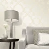 Fine D??cor Fine Decor Quartz Damask Gold Glitter Wallpaper