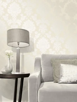Fine D??cor Fine Decor Quartz Damask Gold Glitter Wallpaper