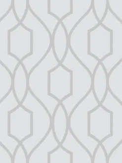 Fine Décor Apex Geo Trellis Stone & Silver Wallpaper -Rust-Oleum || d-c-fix || Harris Sales TC4WR SQ3 0000000099 N A SLd