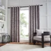 Hyperion Eros Chenille Jacquard Weighted Lined Curtains