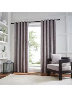 Hyperion Eros Chenille Jacquard Weighted Lined Curtains