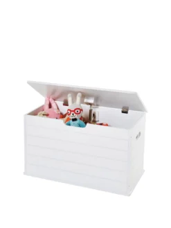 Great Little Trading Co. Small Classic Toy Box, White