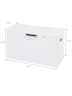 Great Little Trading Co. Small Classic Toy Box, White -Rust-Oleum || d-c-fix || Harris Sales TL3X3 SQ7 0000000013 WHITE DGy