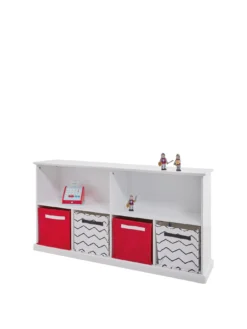 Great Little Trading Co. Abbeville Storage - Long Shelf Unit - White