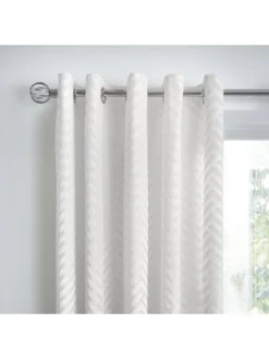 By Caprice Faye Eyelet Lined Curtains -Rust-Oleum || d-c-fix || Harris Sales TLMEU SQ3 0000000168 IVORY SLd1