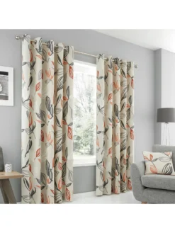 Fusion Ensley Eyelet Lined Curtains