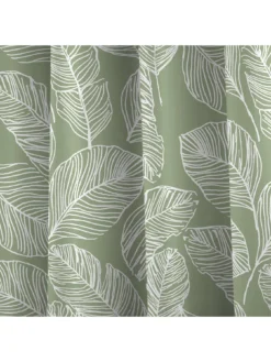 Fusion Matteo Eyelet Lined Curtains -Rust-Oleum || d-c-fix || Harris Sales TLMJW SQ4 0000000047 GREEN SLd2