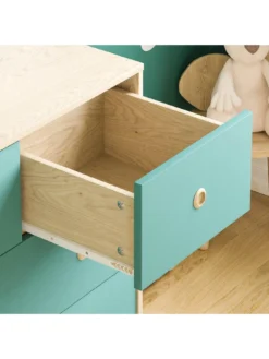 Vida Designs Neptune 5 Drawer Chest -Rust-Oleum || d-c-fix || Harris Sales TPXGK SQ5 0000000020 BLUE SLd1