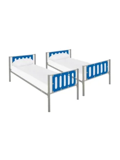 Very Home Cyber Metal Bunk Bed (can Be Split Into 2 beds) With Mattress Options (Buy & SAVE!) -Rust-Oleum || d-c-fix || Harris Sales TQ181 SQ4 0000000020 BLUE SLd