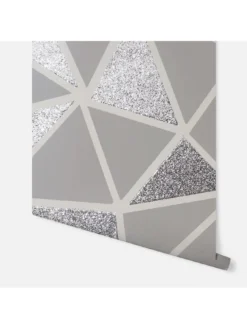 ARTHOUSE Sequin Fragments Silver & Grey Wallpaper 6 ARTHOUSE Sequin Fragments Silver & Grey Wallpaper -Rust-Oleum || d-c-fix || Harris Sales TQD69 SQ3 0000000035 SILVER SLd1