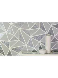 ARTHOUSE Sequin Fragments Silver & Grey Wallpaper 7 ARTHOUSE Sequin Fragments Silver & Grey Wallpaper -Rust-Oleum || d-c-fix || Harris Sales TQD69 SQ5 0000000035 SILVER RSr