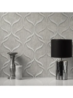 Fine Décor Milano Wave Wallpaper - Grey 8 Fine Décor Milano Wave Wallpaper - Grey -Rust-Oleum || d-c-fix || Harris Sales TRY4Q SQ4 0000000005 GREY SLd2