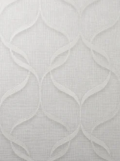 Fine Décor Milano Wave Wallpaper - Off-White