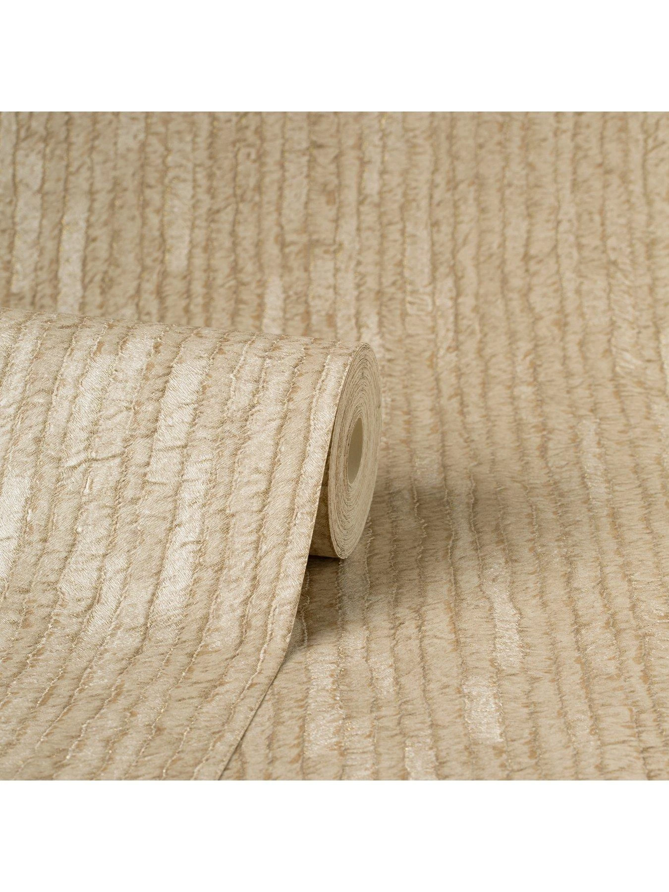 Fine D??cor Bergamo Leather Texture Light Gold/beige 2 Fine D??cor Bergamo Leather Texture Light Gold/beige - Image 2