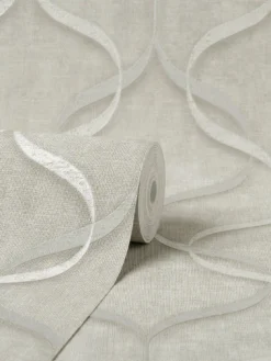 Fine Décor Milano Wave Wallpaper - Stone -Rust-Oleum || d-c-fix || Harris Sales TRYWK SQ4 0000000053 STONE SLd1