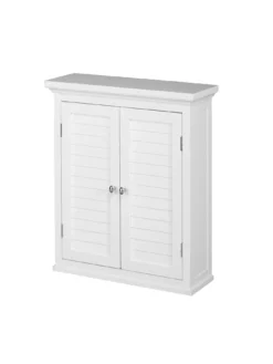 Teamson Home Glancy 2 Door Wall Cabinet -Rust-Oleum || d-c-fix || Harris Sales TY7EY SQ3 0000000013 WHITE SLd1