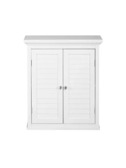 Teamson Home Glancy 2 Door Wall Cabinet -Rust-Oleum || d-c-fix || Harris Sales TY7EY SQ4 0000000013 WHITE SLd2