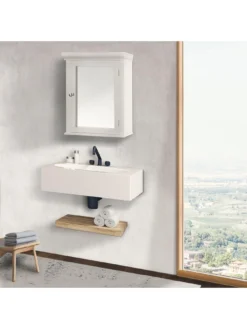 Teamson Home Stratford Medicine Cabinet -Rust-Oleum || d-c-fix || Harris Sales TY7FF SQ6 0000000013 WHITE SLd4