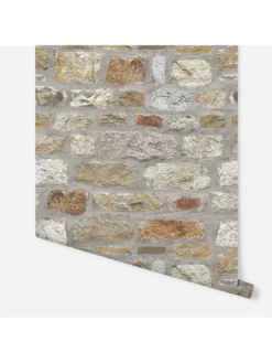 ARTHOUSE Country Stone Wallpaper -Rust-Oleum || d-c-fix || Harris Sales U4YFE SQ3 0000000029 MULTI SLd1