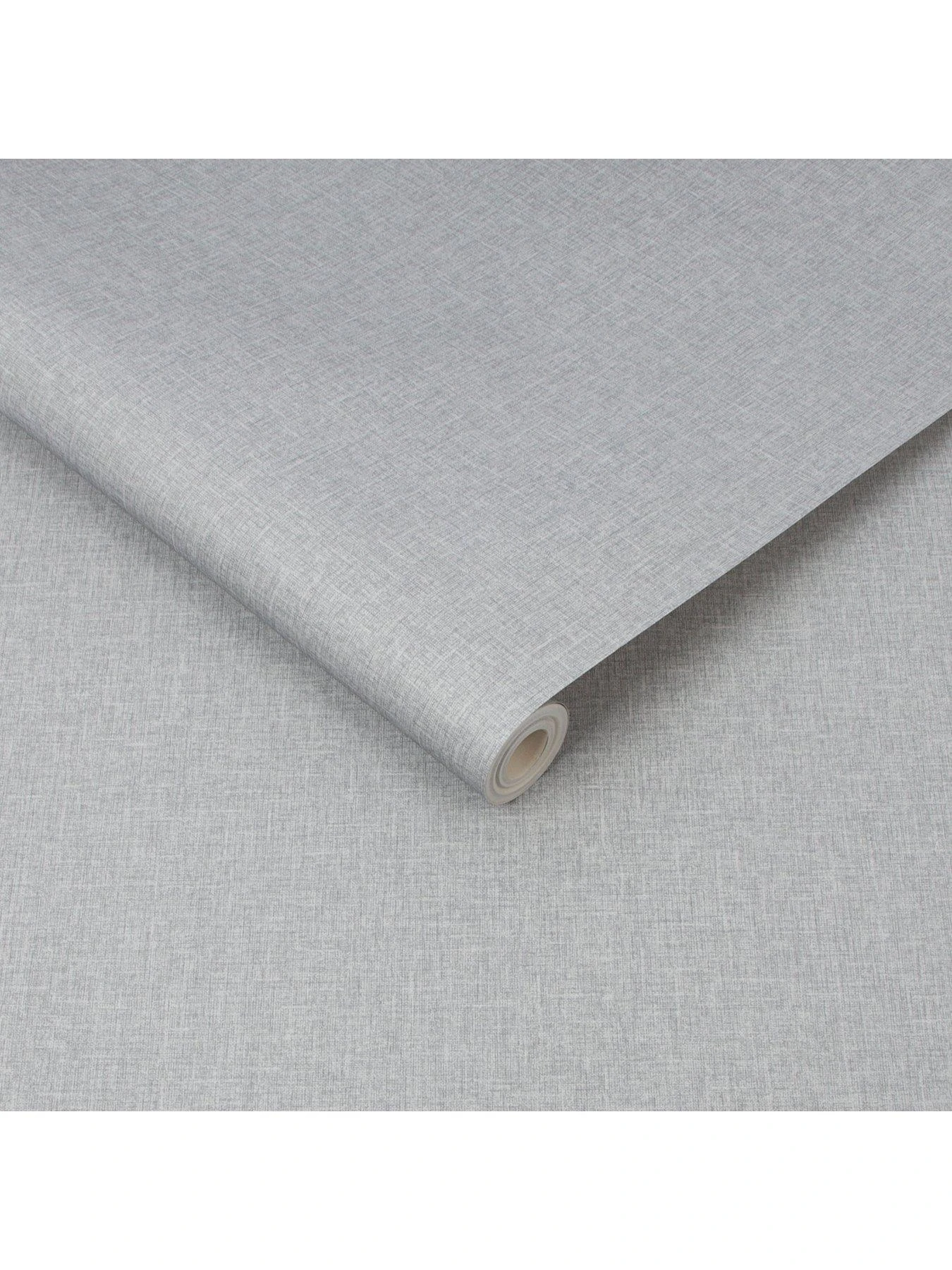 Fresco Fresca Plain Mid Grey Wallpaper 2 Fresco Fresca Plain Mid Grey Wallpaper - Image 2