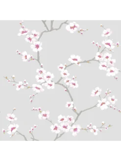 Fresco  Apple Blossom Grey/Pink Wallpaper -Rust-Oleum || d-c-fix || Harris Sales UA9RX SQ3 0000000005 GREY SLd1