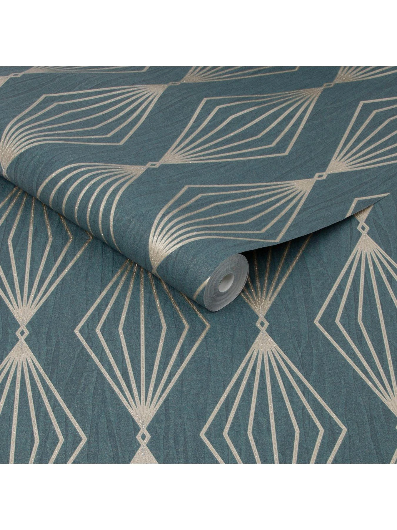 Boutique Marquise Geo Emerald Wallpaper 2 Boutique Marquise Geo Emerald Wallpaper - Image 2